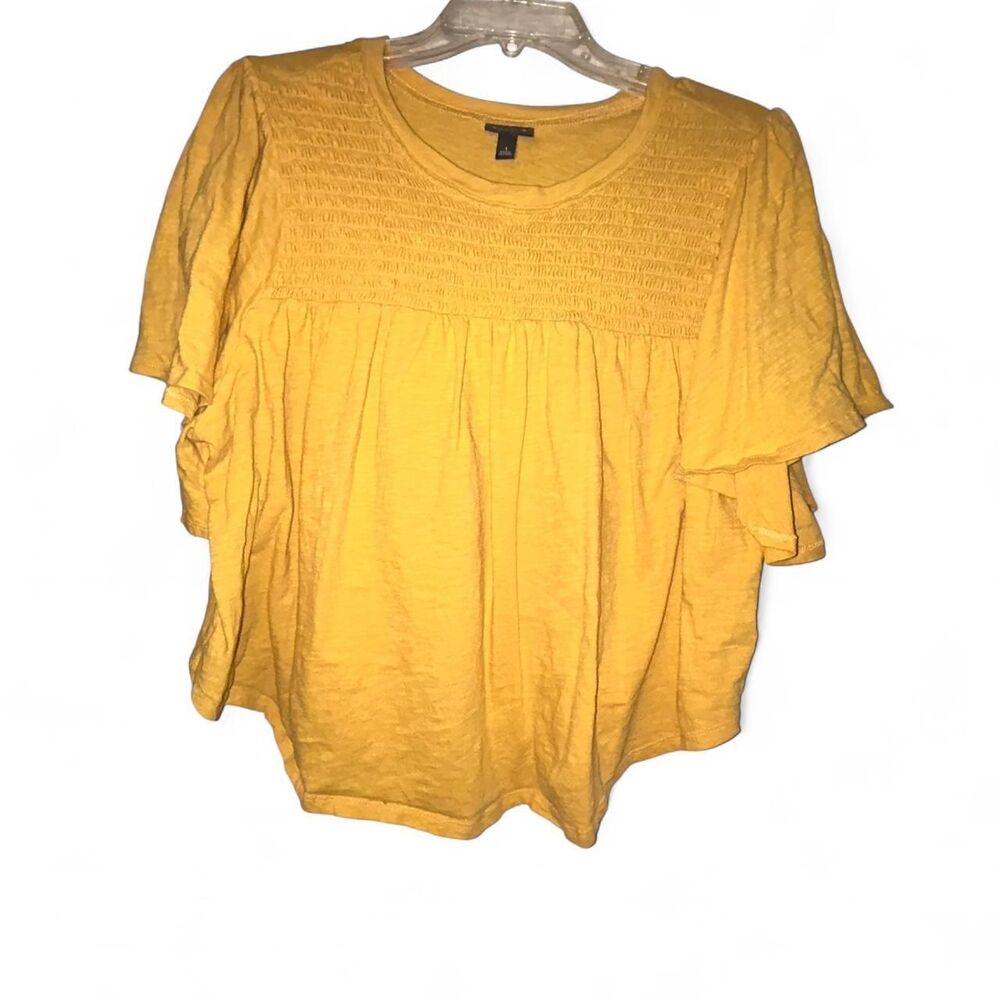 Torrid Sunshine Yellow Smocked Top